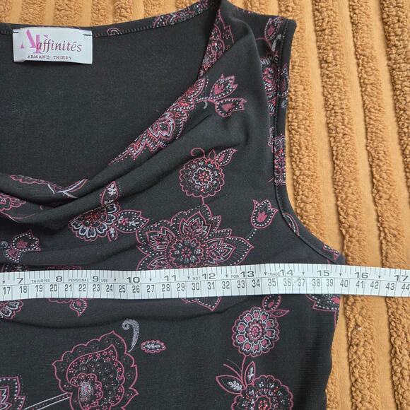 Armand Thiery Womens Vtg 90s Y2K Whimsigoth Fairy Cowl Neck Going Out Top 11 - Picture 8 of 9